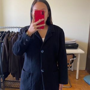 Beautiful vintage cashmere and wool blazer coat